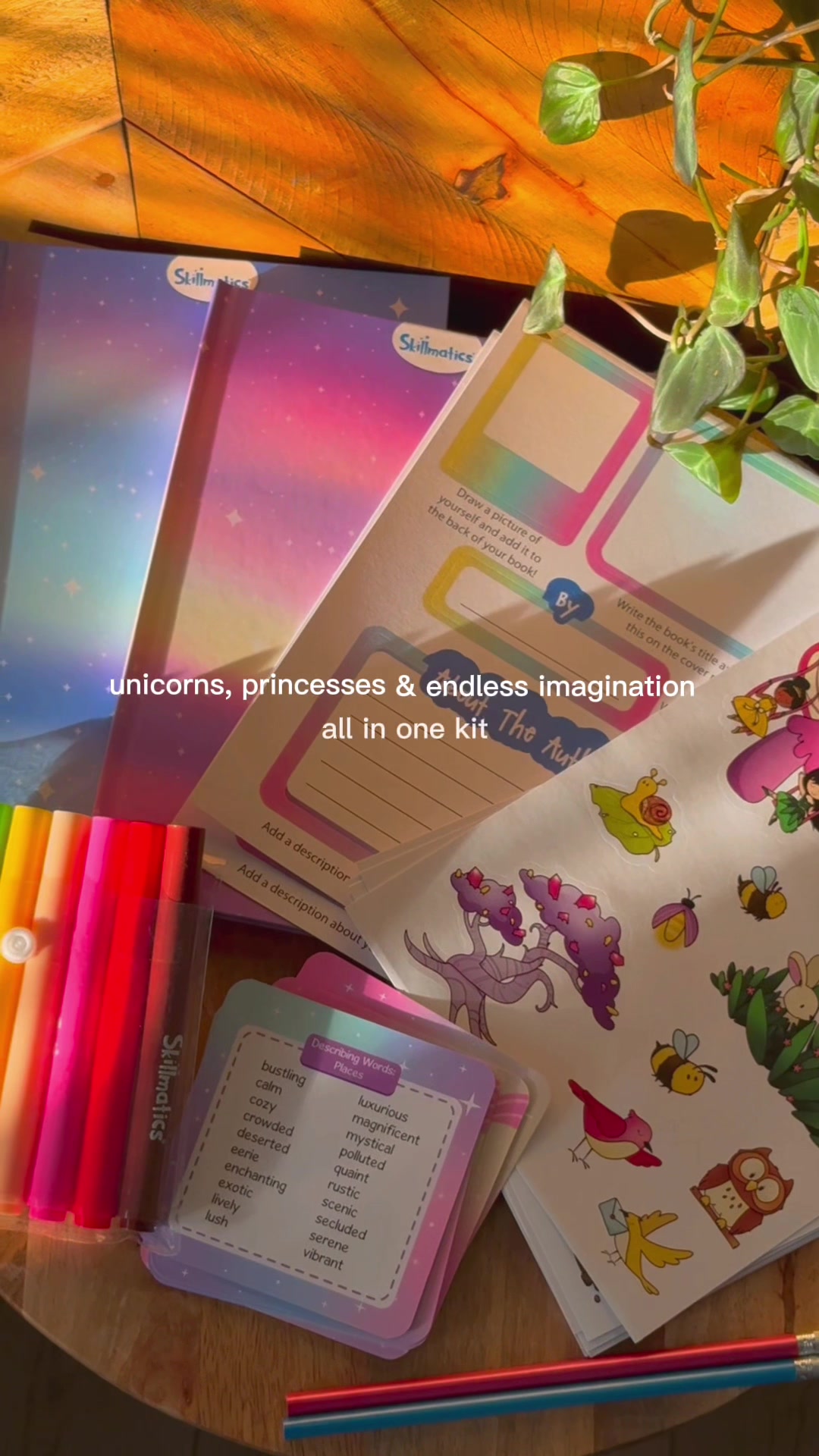 TikTok post by @homeschooling.in.scrubs for Skillmatics. Caption reads: [...] I’m so excited to incorporate the....