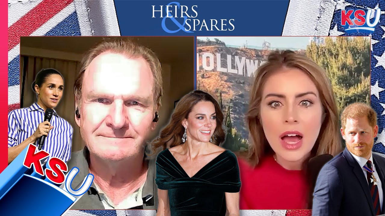 YouTube post by @KinseySchofieldUnfiltered for Pique Life. Caption reads: Inside Palace Panic Over Harry & Meghan’s Next....