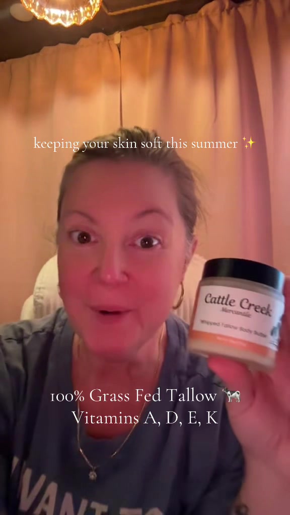 TikTok post by @cozyfindsbysteph for Cattle Creek. Caption reads: [...] for even the most sensitive skin ✨ @Cattle....