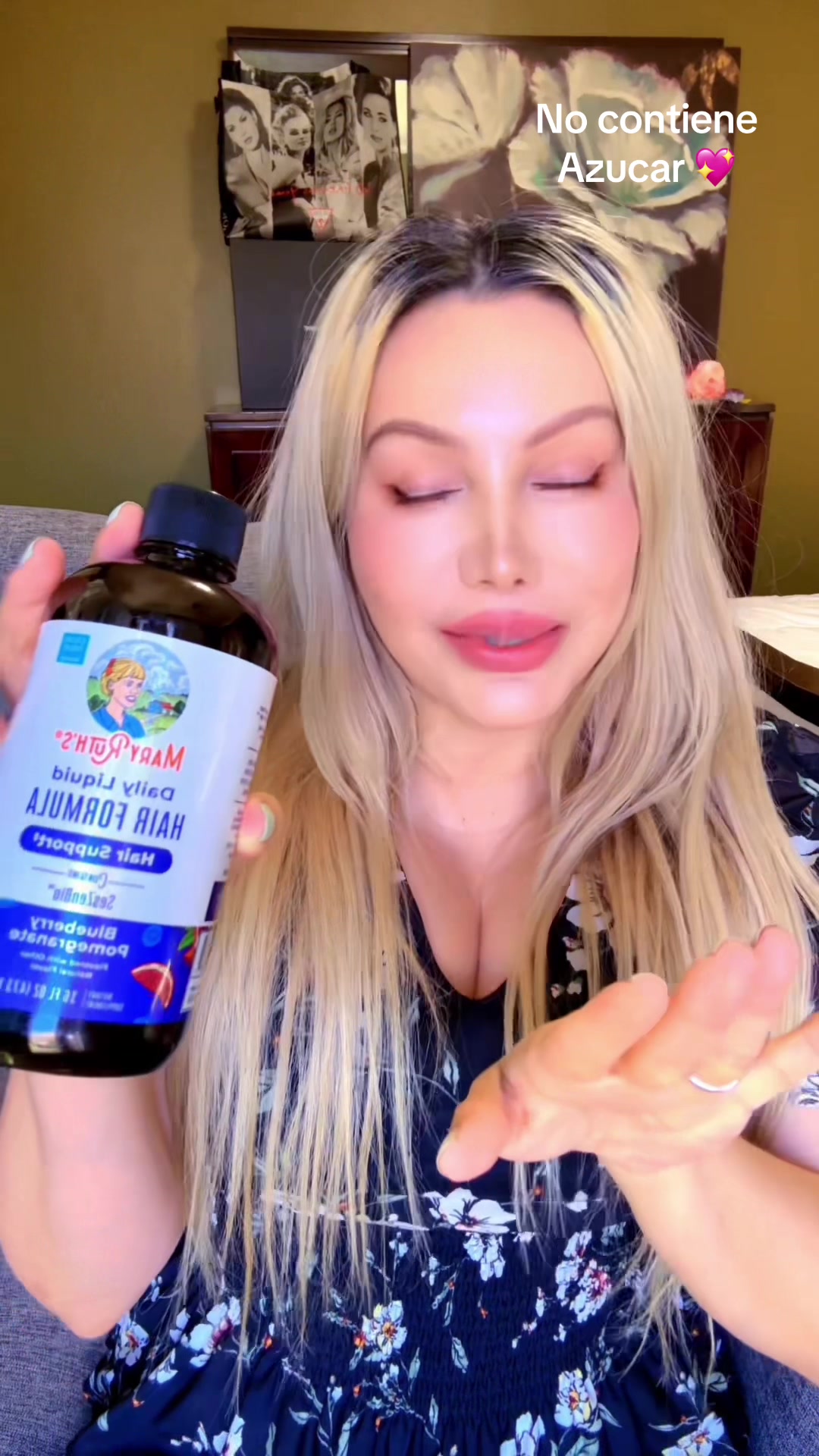 TikTok post by @yulmhaa for MaryRuth Organics. Caption reads: #yulmhaa @MaryRuth's .