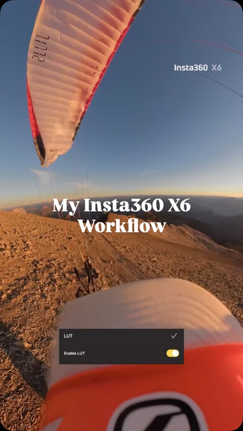Instagram post by @maximiliangierl for Insta360. Caption reads: [Werbung/Advertisment] Here is my @insta360 X6....