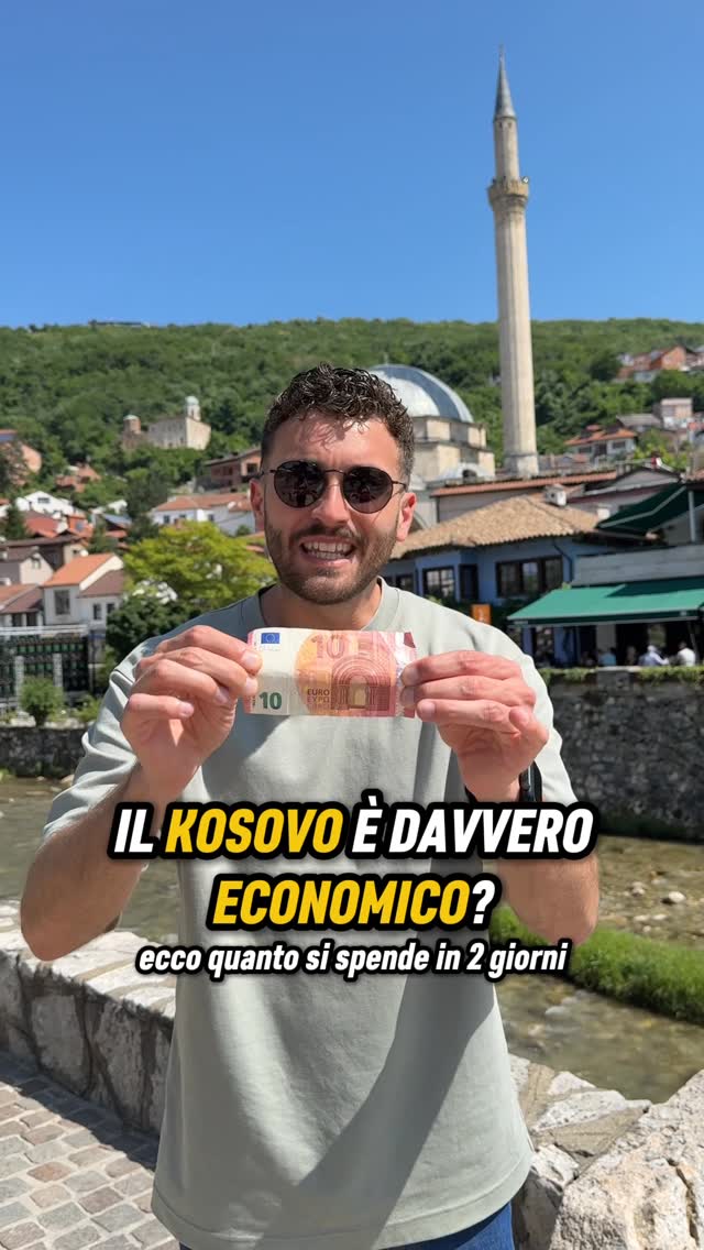 Instagram post by @leonardbells for Skyscanner. Caption reads: PIÙ INFO 👇

Ad - Ma il Kosovo è davvero così....