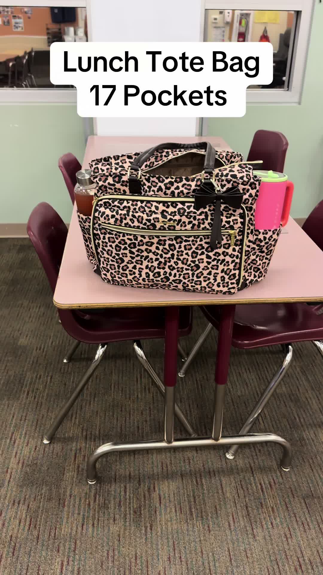 TikTok post by @hustleandteach2 for Lovevook. Caption reads: [...] women, travel tote, and laptop bag.....