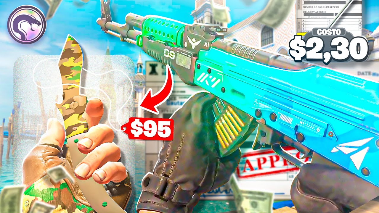 YouTube post by @polarwhite4 for Key-Drop. Caption reads: EXTREMELY PROFITABLE CHEAP CONTRACT LESS THAN $3....