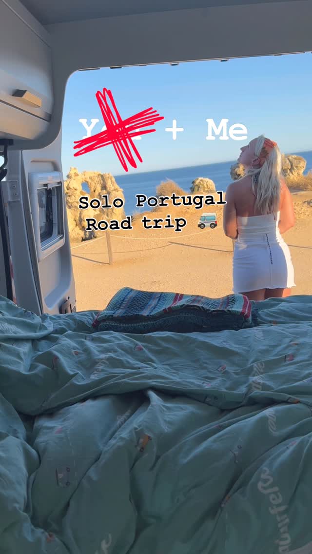 Instagram post by @evejwinstanley for roadsurfer. Caption reads: If you’re looking for a sign to book that solo....