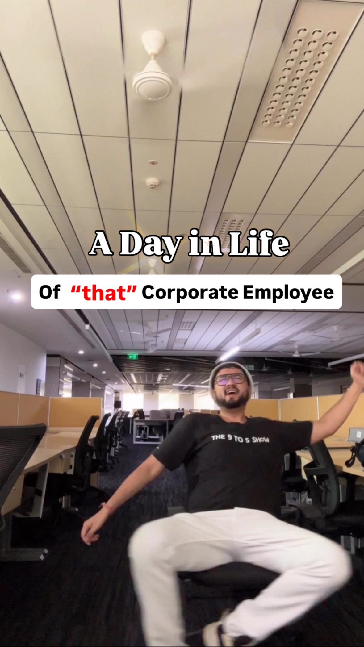 Instagram post by @sahil_the9to5 for Microsoft. Caption reads: #Ad Tag that Corporate employee 
Use Copilot in....