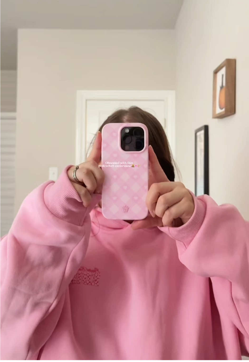 TikTok post by @ashleigheryn for VELVET CAVIAR. Caption reads: [...] #pinkaesthetic #velvetcaviar....