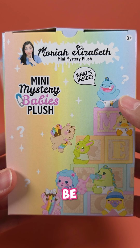 Instagram post by @minimysterys for Bonkers Toys. Caption reads: [AD] Baby Derp?! 🦖 Moriah Elizabeth Babies Mini....