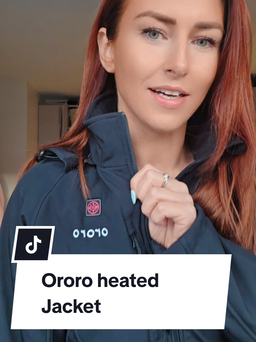 TikTok post by @fran_lifestyleish for ororo Heated Apparel. Caption reads: [...] for an always cold girlie 😍 @ororo Heated....