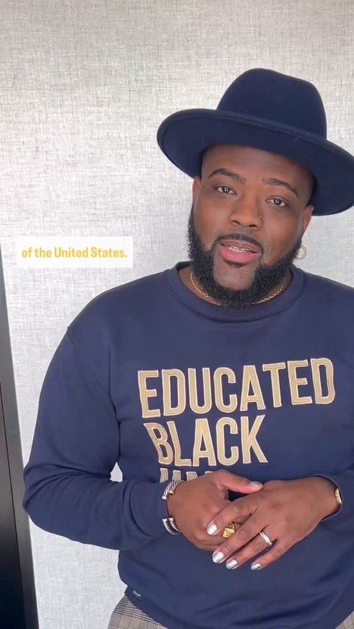 Instagram post by @preston.mitchum for Earthjustice. Caption reads: [...] a necessity. Organizations like....