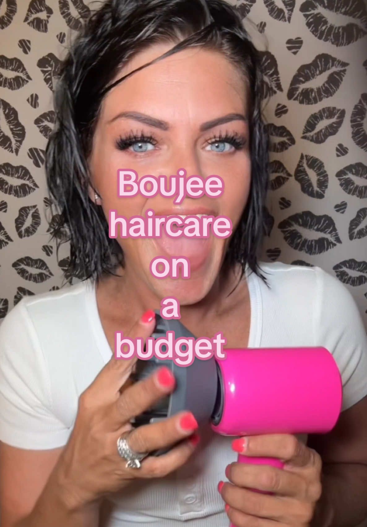 TikTok post by @micheleeeed for Tideway. Caption reads: fast drying + less damage = boujee hair care on a....