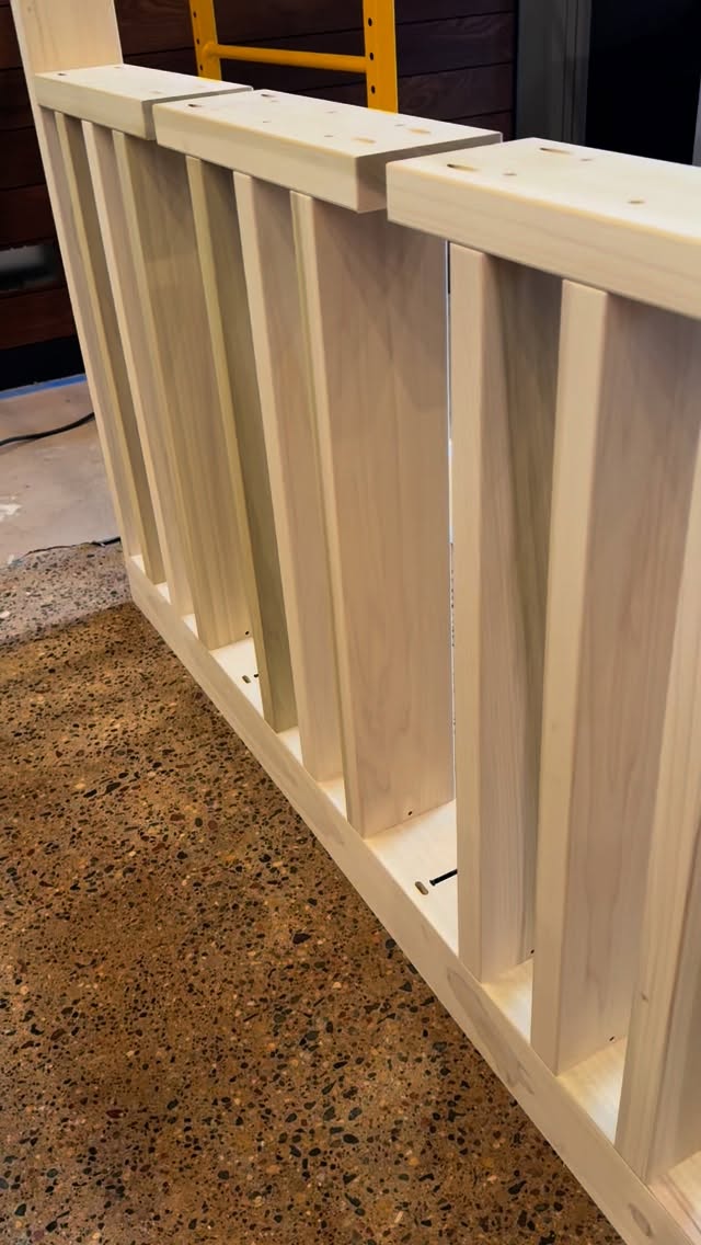 Instagram post by @caseyknips for Festool USA. Caption reads: I used a combination of loose tenons and clamex....