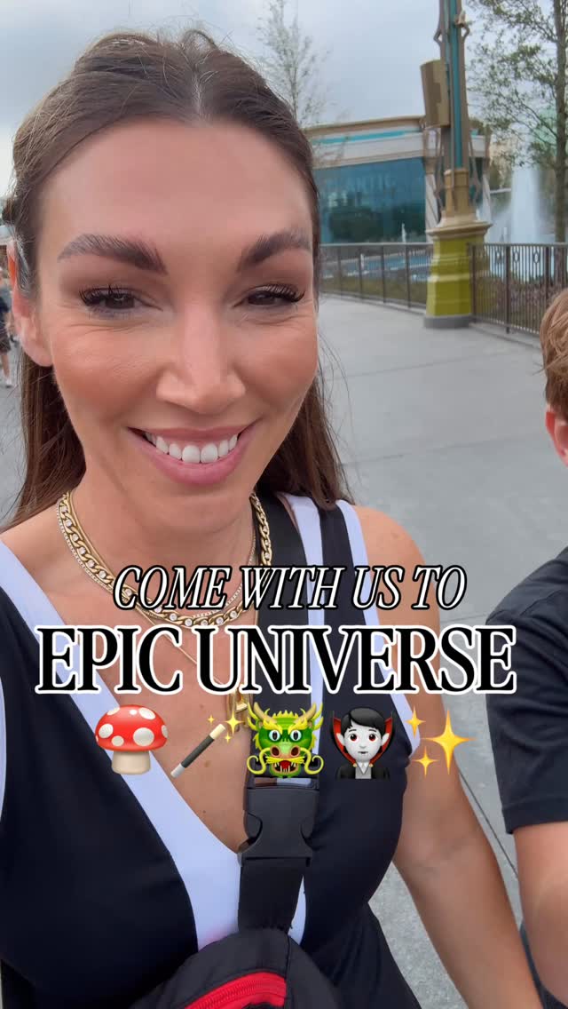 Instagram post by @face.first.fashion for Universal Orlando Resort. Caption reads: DAY 3.. the last, but might be the BEST YET! The....