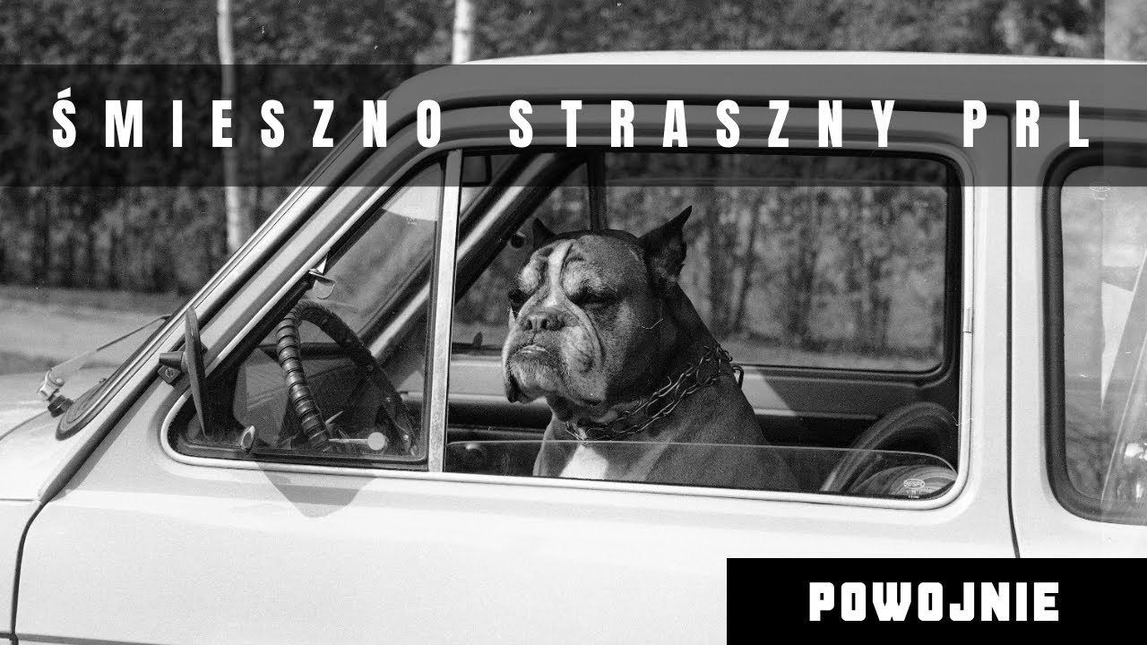 YouTube post by @Powojnie for E-Militaria. Caption reads: PRL in a distorting mirror. The absurdities of....