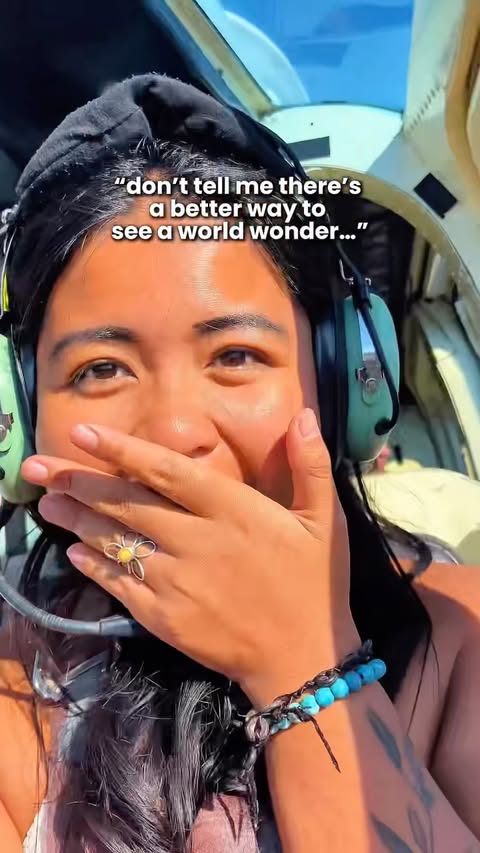Instagram post by @krystenkaladkarin for GetYourGuide. Caption reads: This is why you should NEVER settle for ground....