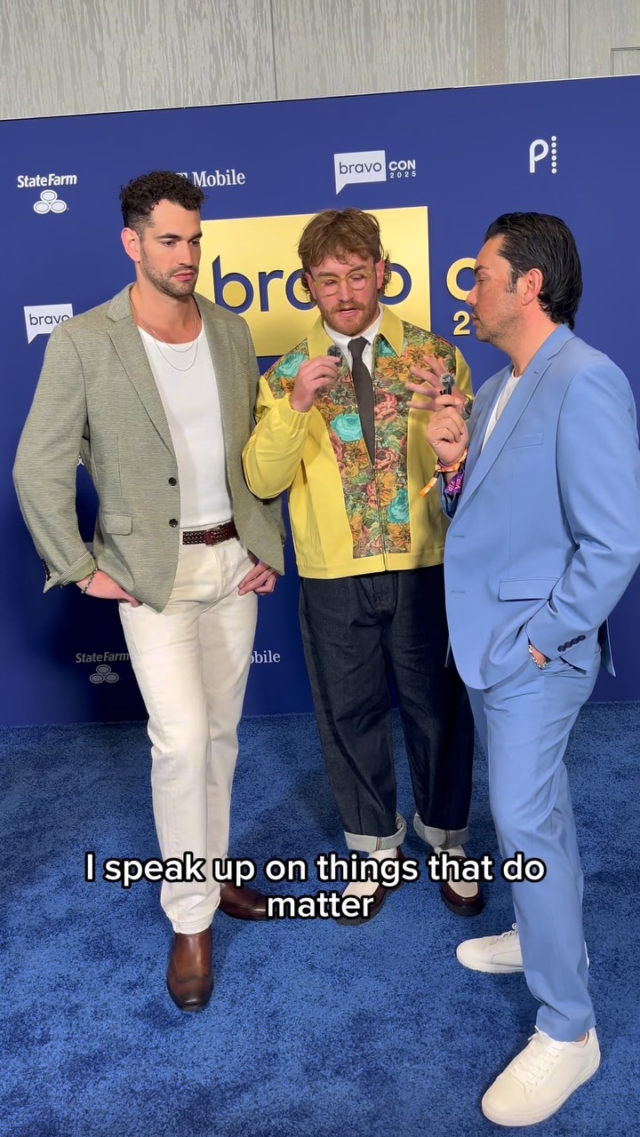 Instagram post by @anthonyramosah for GLAAD. Caption reads: #SummerHouse stars @jessesols and @westling.conrad....