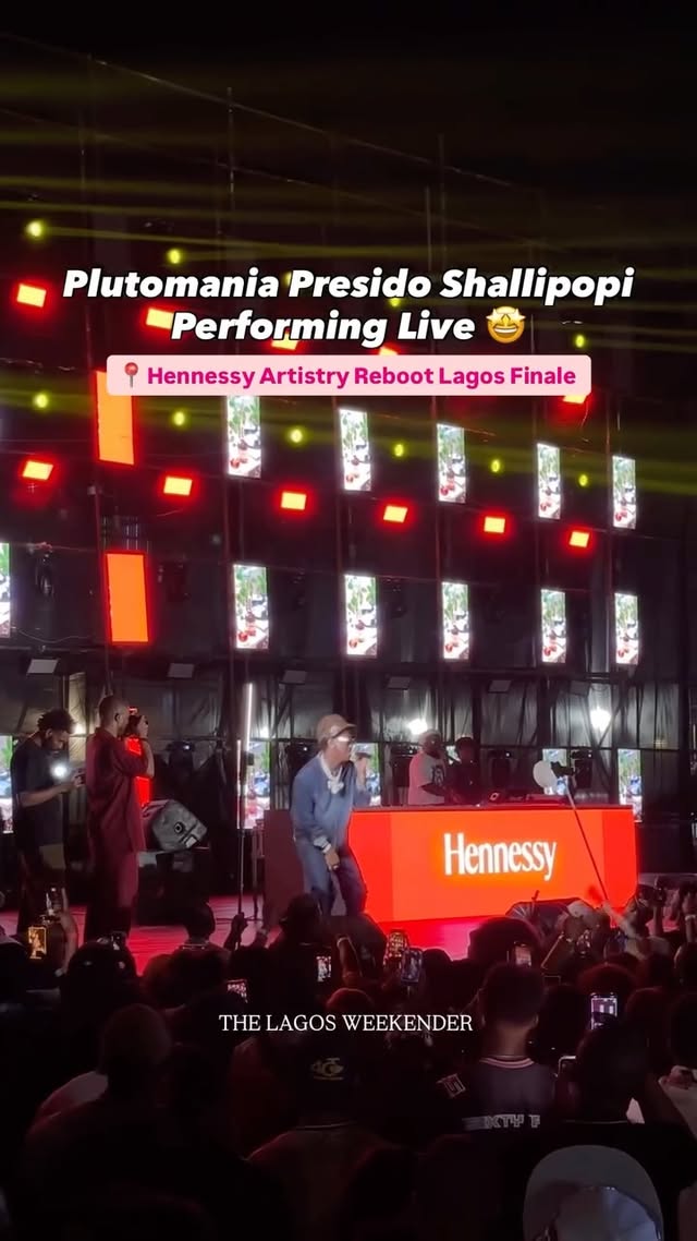 Instagram post by @thelagosweekender for Hennessy. Caption reads: WEEKENDER LIVE: HENNESSY ARTISTRY THE REBOOT LAGOS....