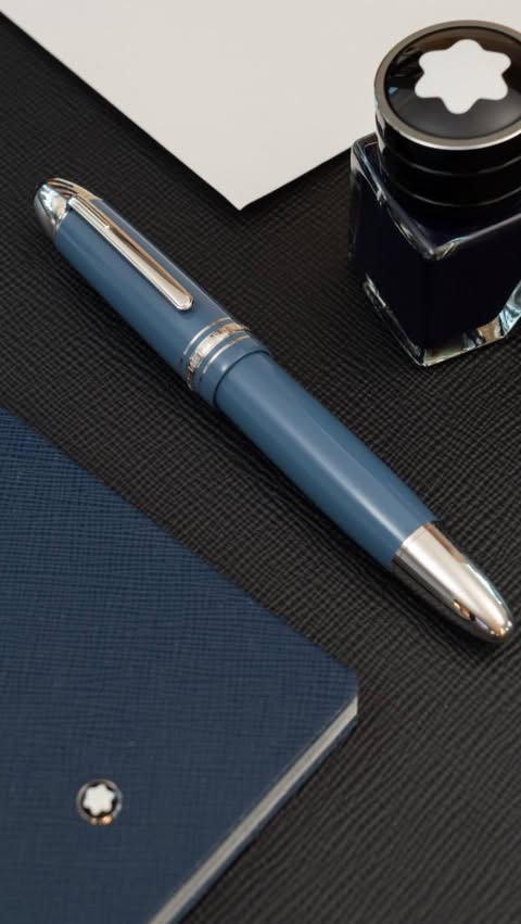 Instagram post by @margaretakacoli for Montblanc. Caption reads: @montblanc Meisterstück 149 @styleofzug Exclusive....