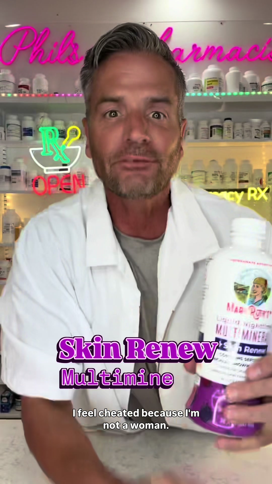 TikTok post by @philsmypharmacist for MaryRuth Organics. Caption reads: Have you heard?! @MaryRuth's just released the....