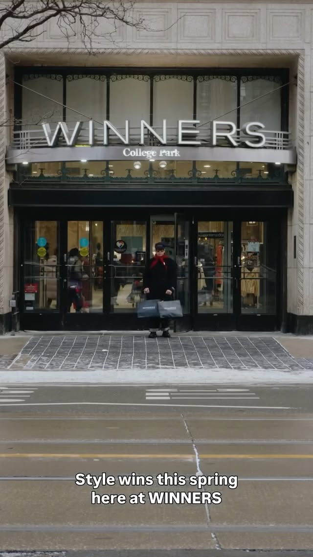 Instagram post by @jl00ks for Winners. Caption reads: #AD Spring called… it said “go to @WINNERS” 🌼....