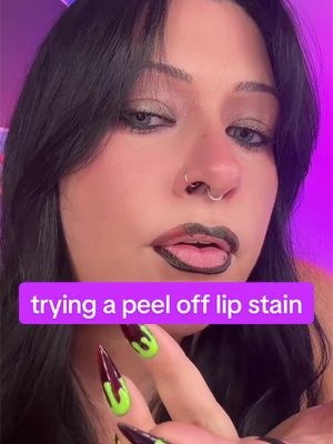 TikTok post by @chaoticallykailee for Okay Love Lashes. Caption reads: as someone with like zero pigment to my lips....
