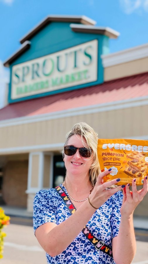 Instagram post by @moveswithmaggie for Eat Evergreen. Caption reads: Come with me to shop @eatevergreen exclusive....