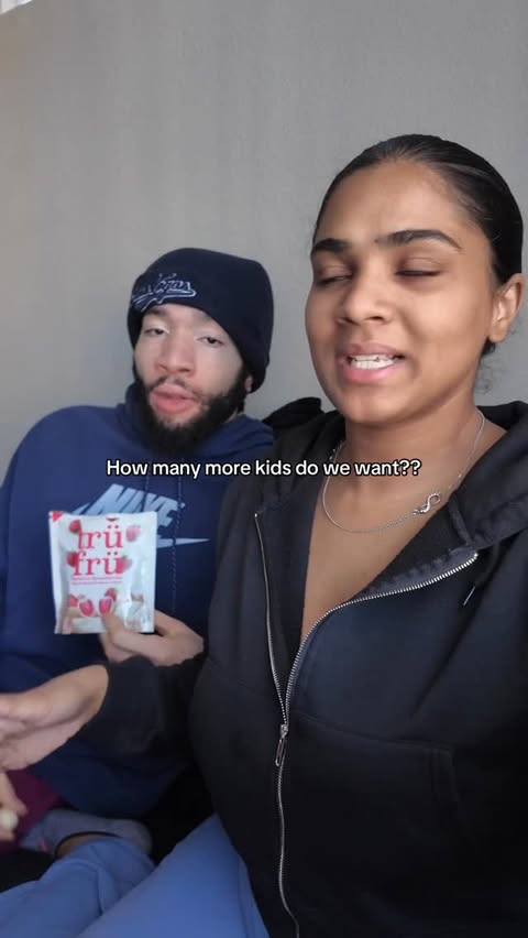 Instagram post by @sh33natay for Tru Fru. Caption reads: Snacking on freeze dried @trufru while we talk....