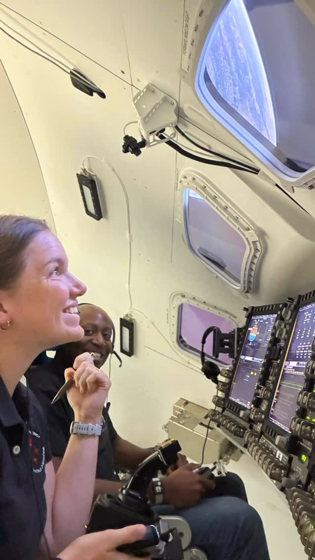 Instagram post by @astro_christina for NASA. Caption reads: A bit of what we’ve been up to prepping for....