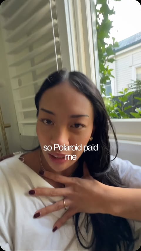 Instagram post by @jonymlee for Polaroid. Caption reads: [...] I could go offline more often x thanks....