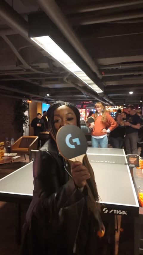 Instagram post by @msashrocks for Logitech G. Caption reads: Had an absolute blast at the @logitechg Creator....