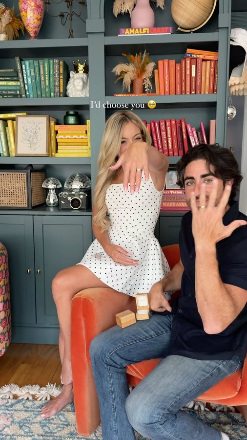 Instagram post by @rachmartino for Brilliant Earth. Caption reads: we’re officially in our last month countdown to....