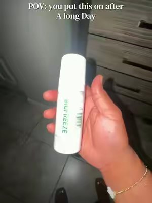 TikTok post by @drerika_hendo for Biofreeze. Caption reads: [...] #chiropractor #massageathome @BioFreeze 💚.