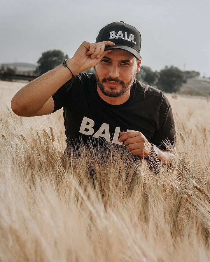 Instagram post by @midououdina for BALR.. Caption reads: Get your @balr Outfit Today 😍 Visit balr.com ! .....