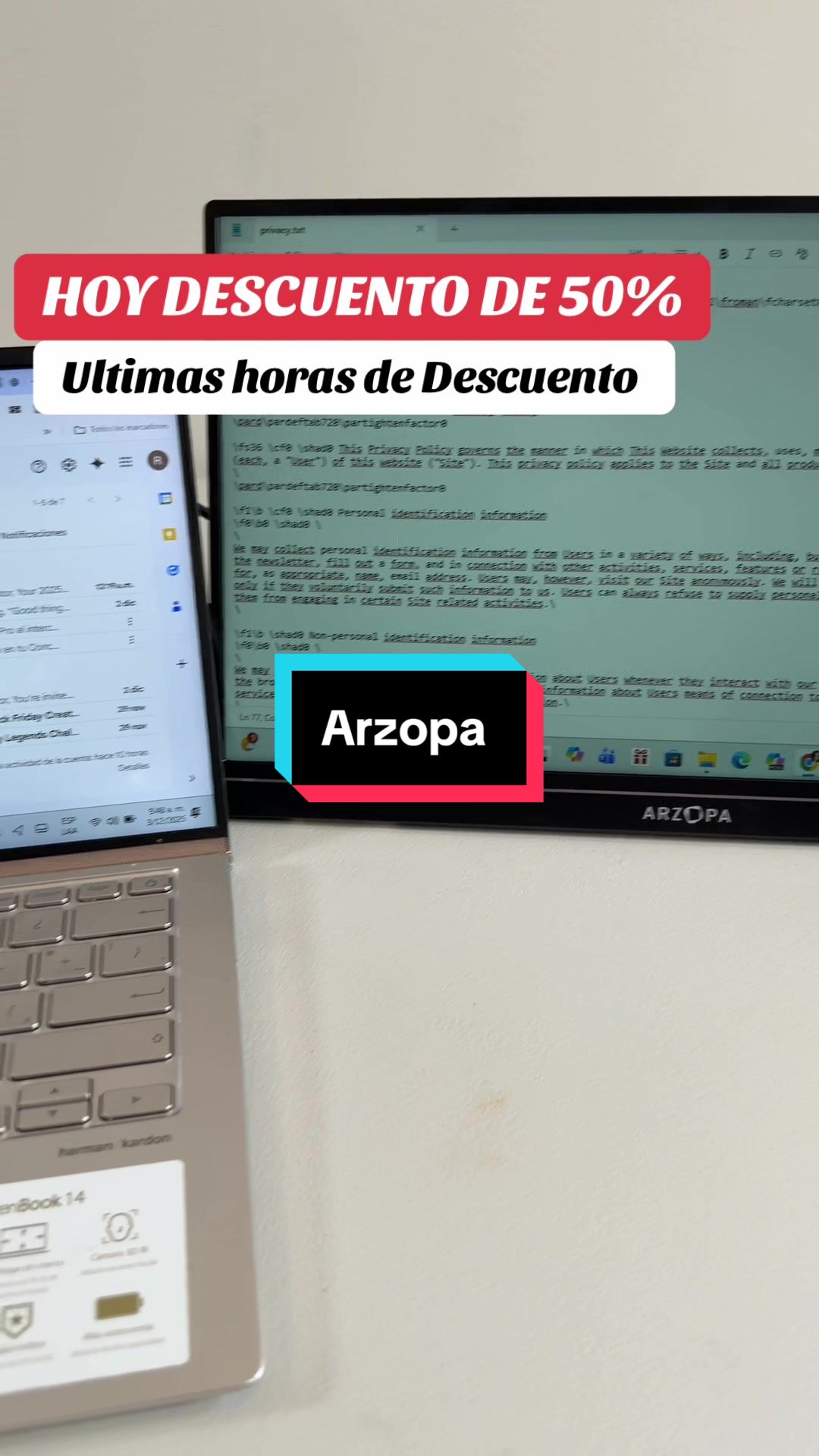 TikTok post by @rosacollazos5 for ARZOPA. Caption reads: [...] el carrito antes de que suba.@ARZOPA....