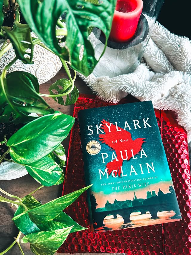 Instagram post by an influencer for Atria Books. Caption reads: [...] (thank you #gifted @atriabooks @simon.audio....