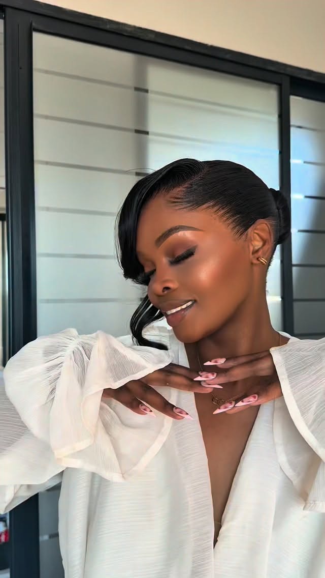 Instagram post by @lelomthabela for L’Oréal Professionnel Paris ZA. Caption reads: Winter had its moment, but spring is calling! I....