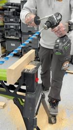 Instagram post by @krugerconstruction for Spyder Products. Caption reads: [...] pulled itself through. This is a....