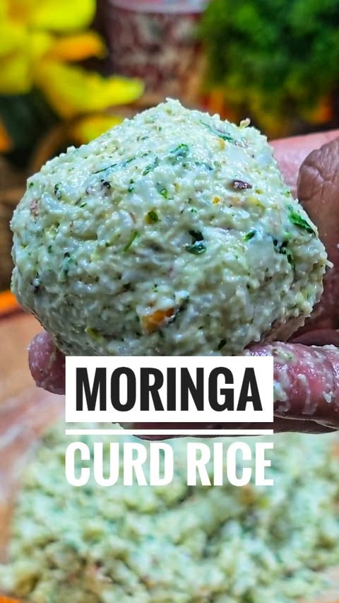 Instagram post by @pravzkitchen for Akshayakalpa Organic. Caption reads: Boring curd rice ah? Inga twist irruku!....