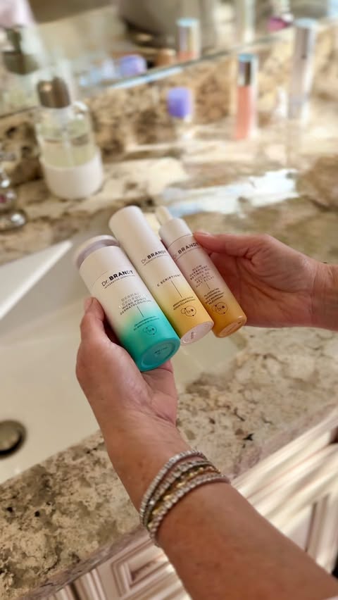 Instagram post by @thewardrobeconsultant for Dr. BRANDT Skincare. Caption reads: I’m going to be honest. After my chemical peel, I....