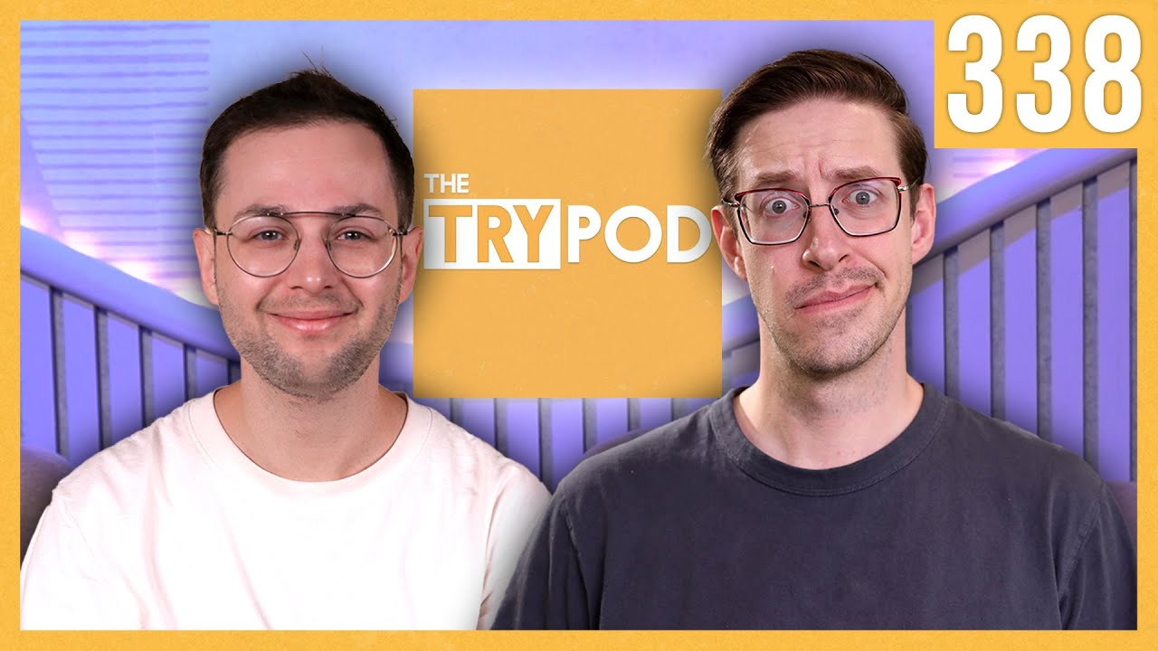 YouTube post by @TryPod for Quince. Caption reads: The TryPod is Ending - The TryPod Ep. 338.
