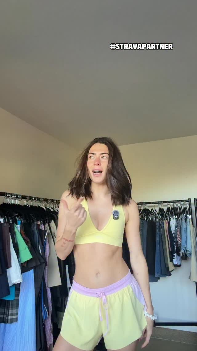 Instagram post by @victoriaparis for Strava. Caption reads: can’t wait to see you guys but mostly hopefully....