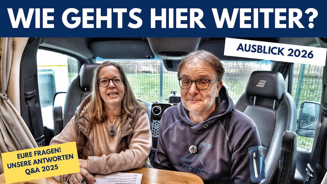 YouTube post by @AvantionTour for EcoFlow. Caption reads: YOUR questions - OUR answers - Q&A 2025 - Outlook....