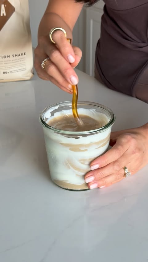 Instagram post by @the.orange.home for Ka'Chava. Caption reads: [...] coffee smoothie with the new Coffee @kachava....