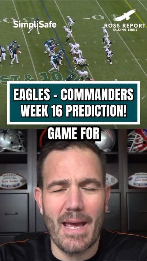 Instagram post by @rosstuckernfl for SimpliSafe. Caption reads: [...] Saturday? Ross Report™️ presented by....