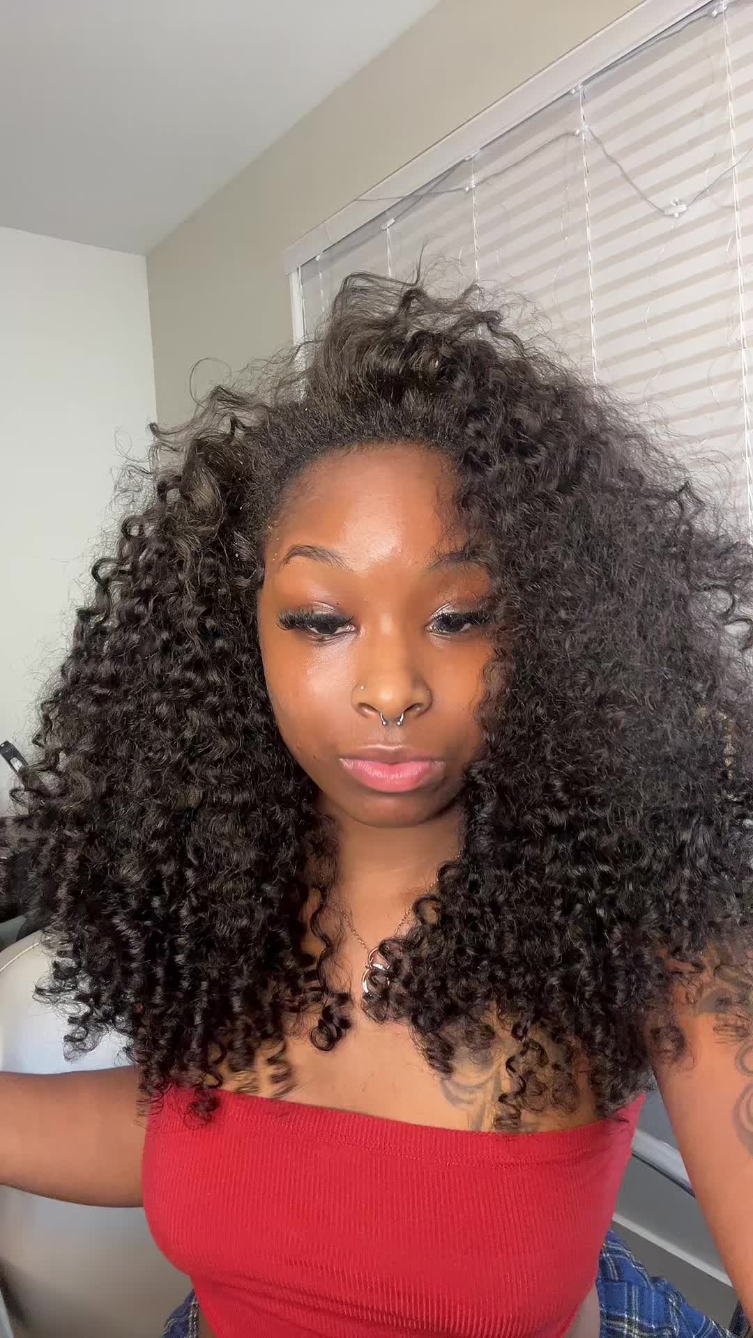 TikTok post by @nariitheqt__ for Cheetah Beauty Hair Shop. Caption reads: [...] crochet hair a tryy hair from @Cheetah....