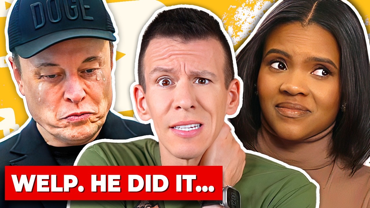 YouTube post by @PhilipDeFranco for Raycon. Caption reads: Elon Musk HUMILIATED, Accidentally Exposes How....