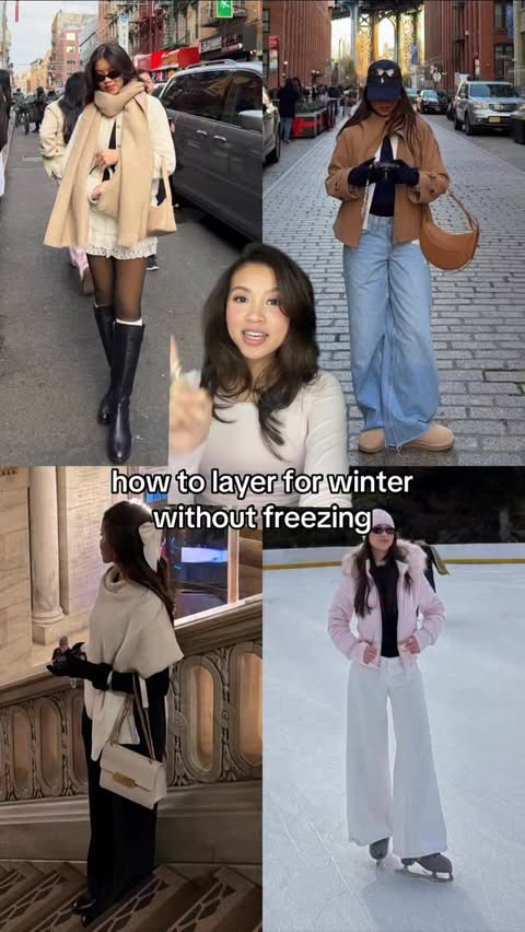 Instagram post by @kellyydoan for Lauren Croker • Online Stylist. Caption reads: Comment “shop” to get links if im cold i can’t....