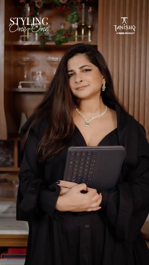 Instagram post by @rheakapoor for Tanishq. Caption reads: Episode 14 | Styling One on One Featuring....