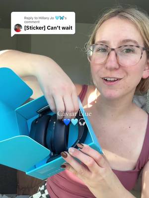 TikTok post by @raisingbabyt for JLab. Caption reads: [...] blue has joined the chat 😍😍 @JLab.