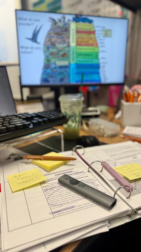 Instagram post by @cabrina_dixon for Logitech. Caption reads: [...] faster than my students switch tabs.

With....